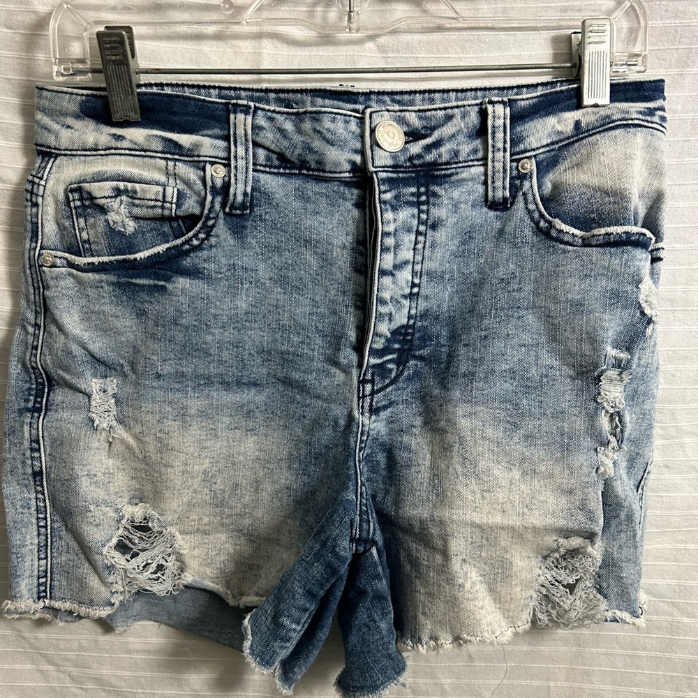 CopperFlash Cut-off Distressed Shorts Curvy Jeans Size 10 Rare